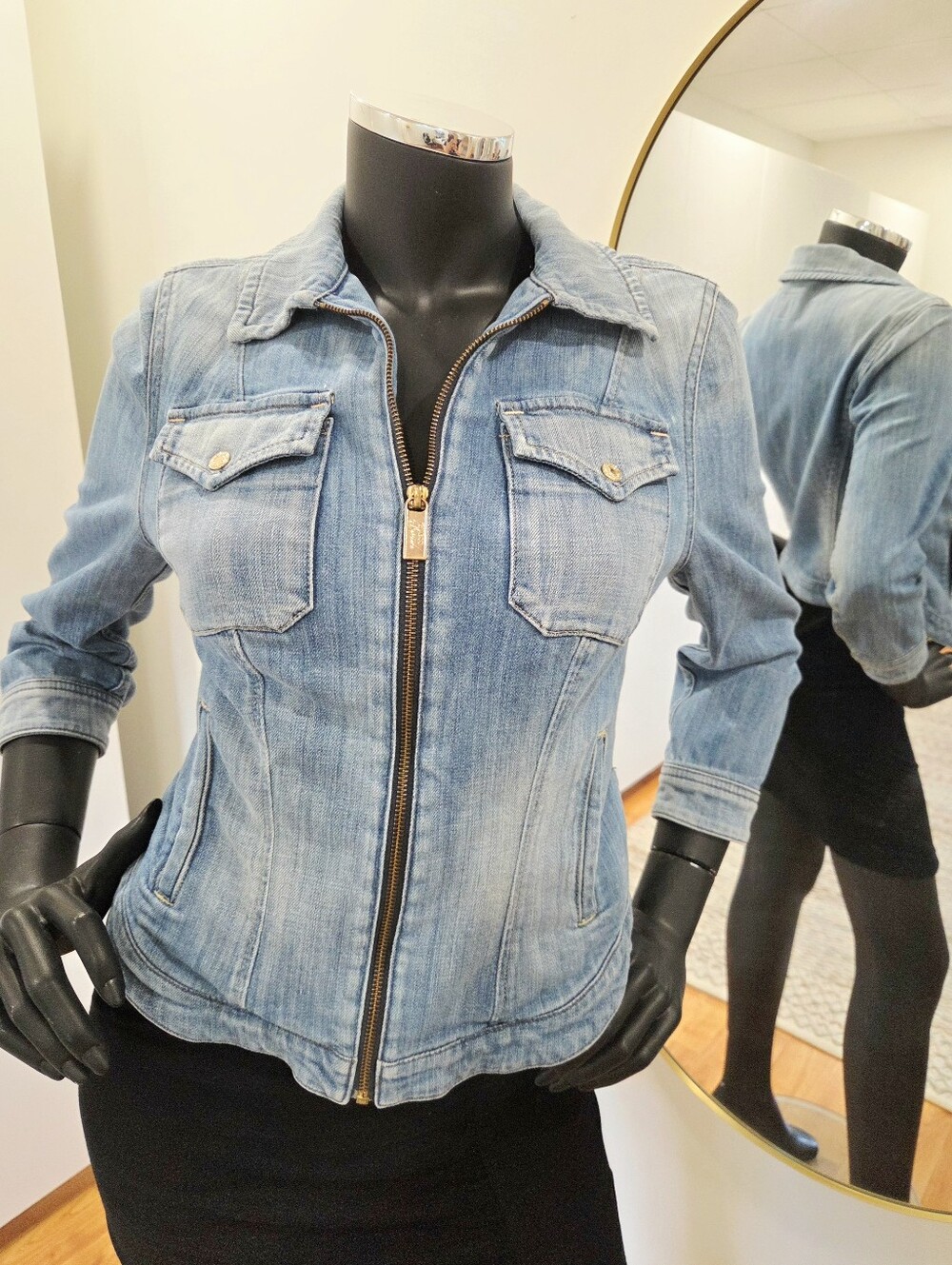 Y2K Guess by Marciano Luxe Denim Jean Jacket Size S Blue